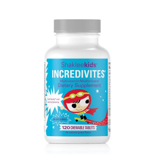 Shakleekids Incredivites (120 Chewables)