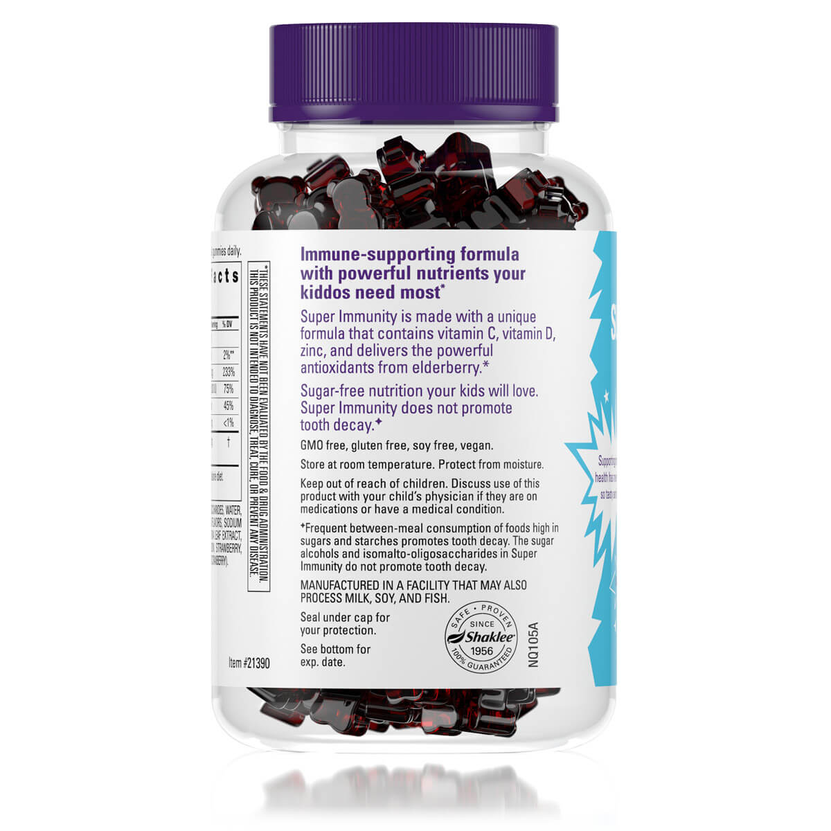 Shakleekids Super Immunity GF (90 Gummies)