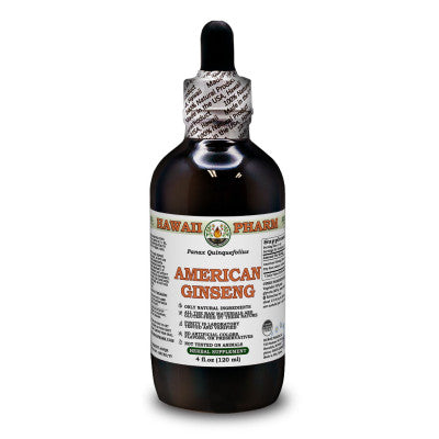 American Ginseng Alcohol-FREE Liquid Extract, Ginseng (Panax Quinquefolius) Dried Root Glycerite
